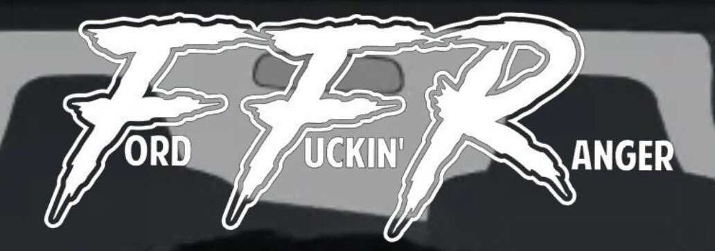 Ford fuckin ranger decal. funny car truck tool box