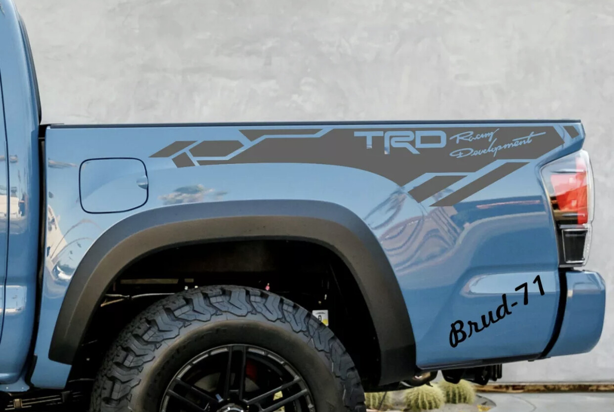 Toyota Tacoma TRD SPORT Scull Side Vinyl Decals Stickers Graphics Stripe