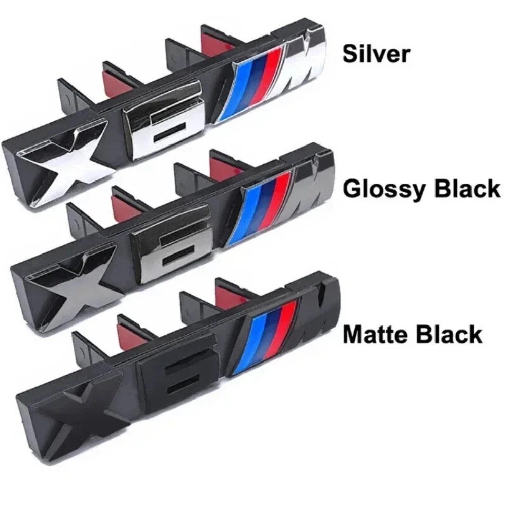 3D Car Front Grille Badge Emblem FOR X1 X2 X3 X4 X5M X6M X7M G82 G83 F48 G60 G68