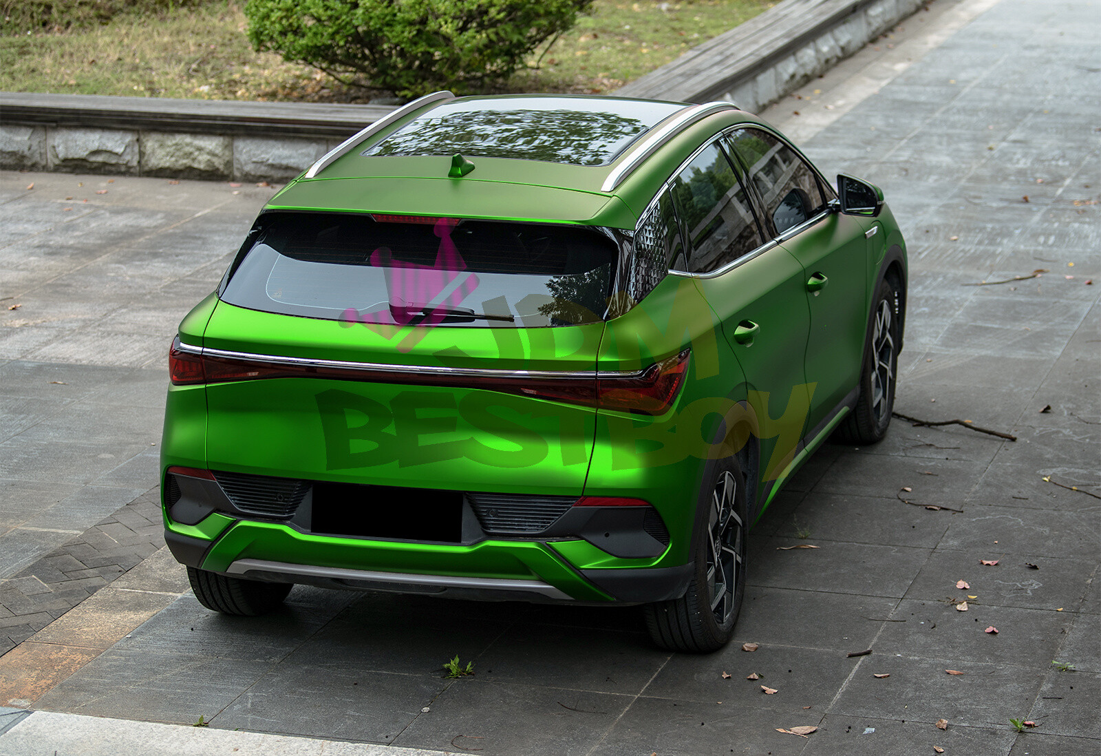 ESSMO PET Romance Chrome Beast Green Auto Car Vehicle Vinyl Wrap Decal Sticker