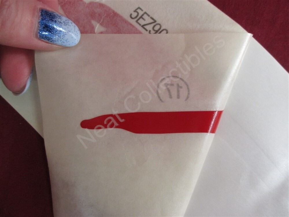 NOS OEM Dodge Dakota Sport Front Fender Decal 1994 – 96, Red, Left OR Right