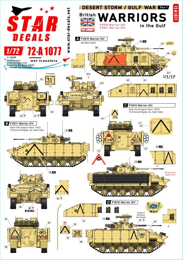 Desert Storm/Gulf War Pt. 1 British Warriors