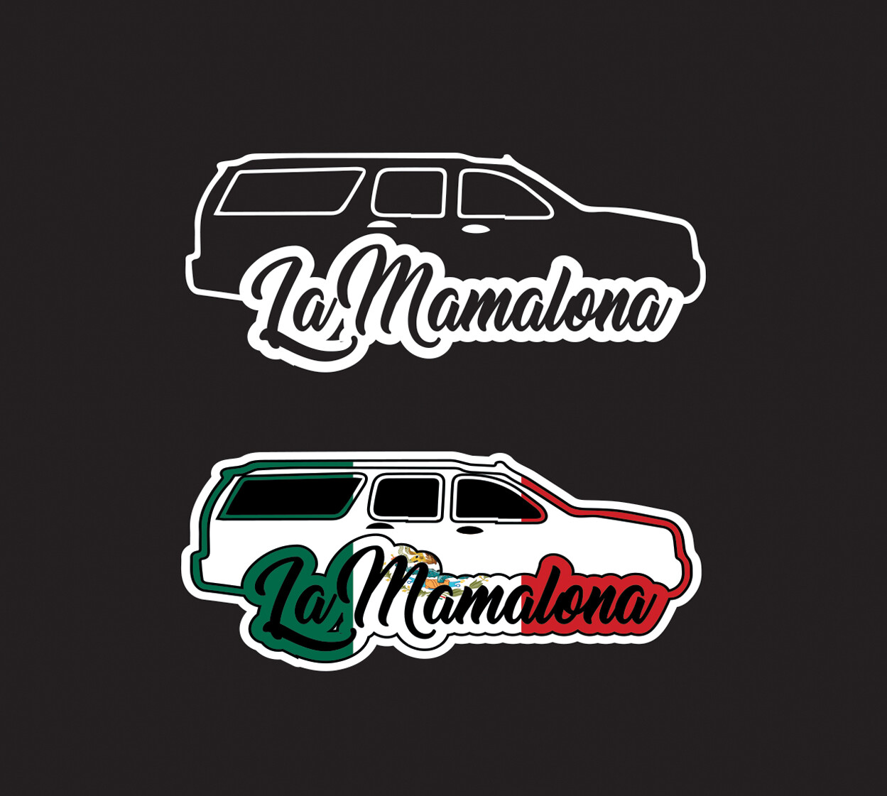 La Mamalona Chevrolet Tahoe Decal Trokita Decal Car Sticker Mexico Trucking