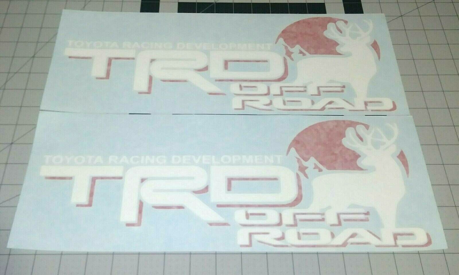TRD Truck Off-Road 4 x 4 Racing Deer Hunting Tacoma Decal.