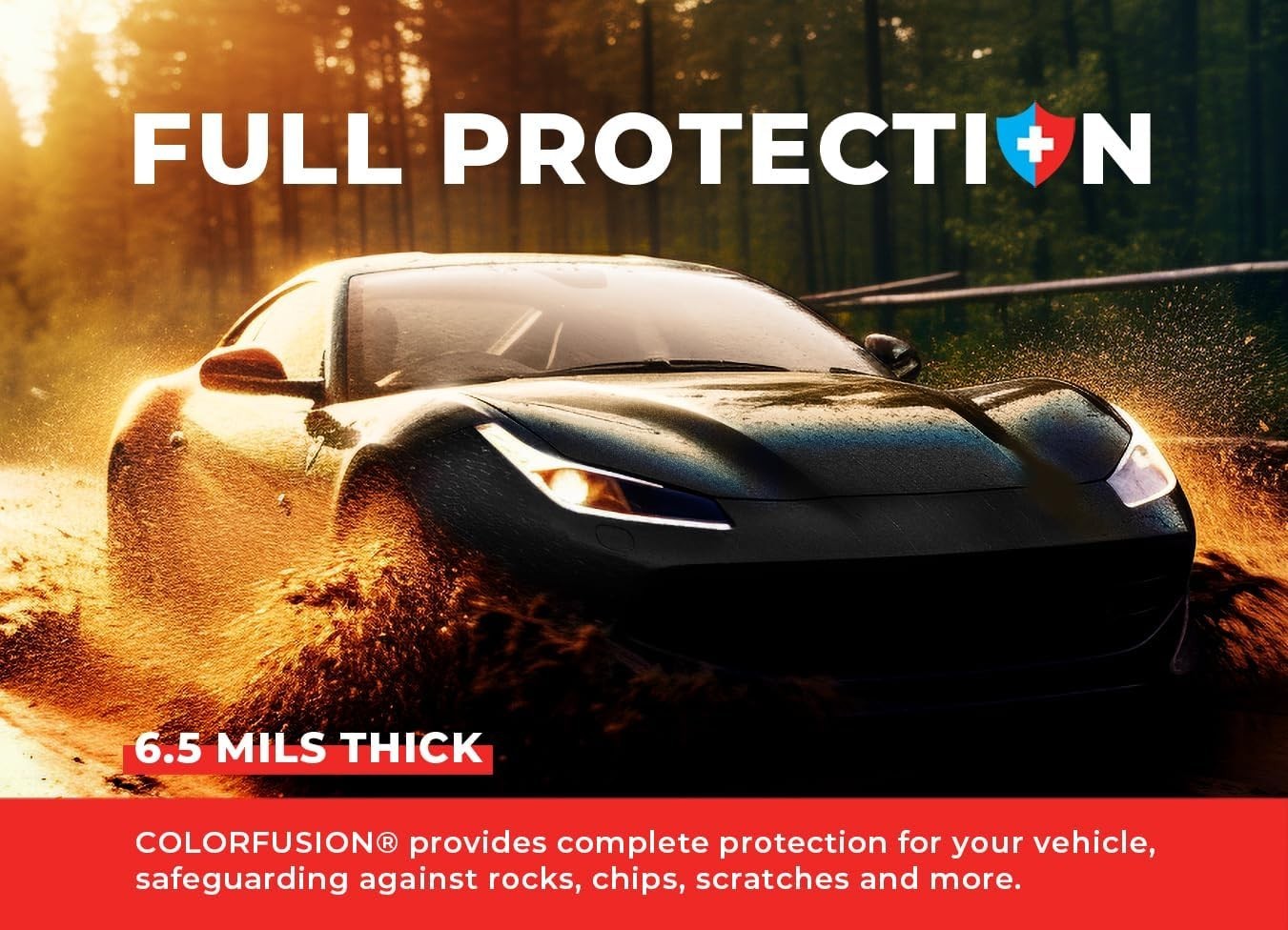 Glossy Cosmic Blue ColorFusion Wrap – 1ft x 5ft Durable Paint Protection Film
