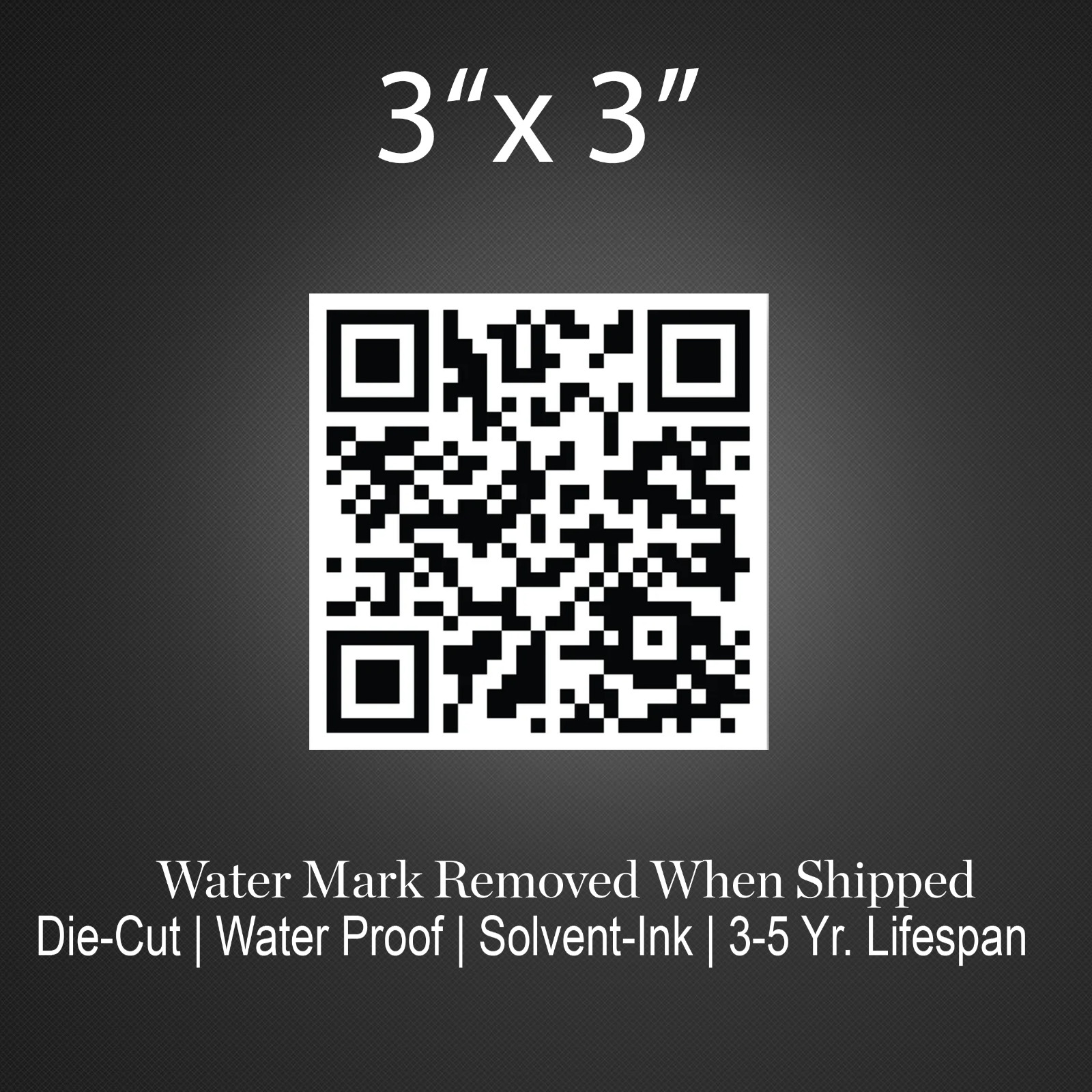 Rick Roll Prank Funny QR Code Car Window Peeker Sticker Vinyl Waterproof