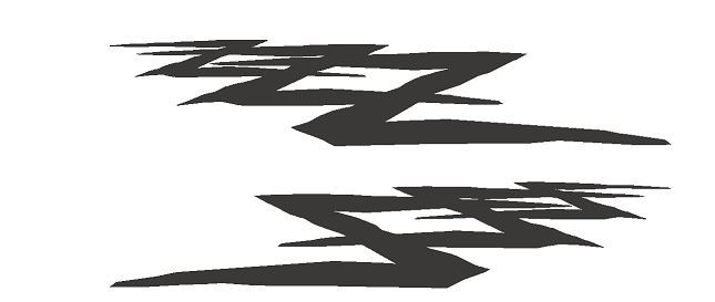 DECAL #A987 VINYL GRAPHIC AUTO SUV VEHICLE CROSS OVER MODERN TRUCK VAN CAR SEMI