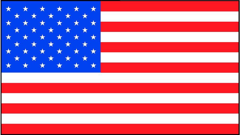 AMERICAN FLAG PATRIOTIC CAR BUMPER TRUCK DECAL STICKER FREE SHIPPING 4″x7″