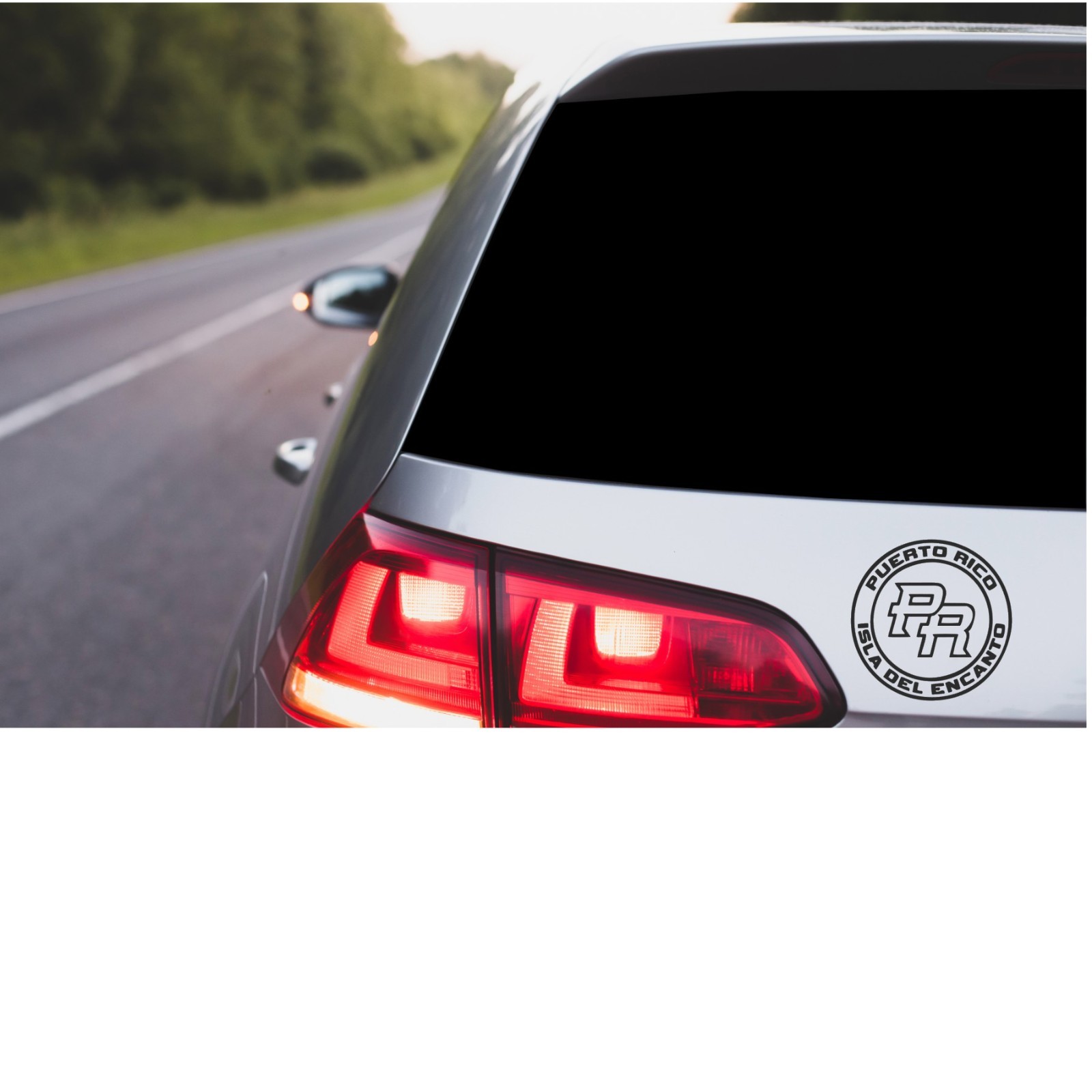 Puerto Rico Isla Del Encanto Car Sticker Vinyl Decal
