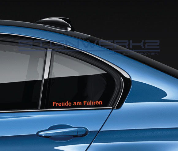 Freude am Faren Sticker decal M1 M2 M3 M4 M5 MX5 nurburgring BMW Pair