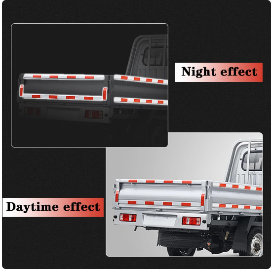 Car Bumper Reflective Stickers Warning Strip Tape Secure Reflector Red Stickers