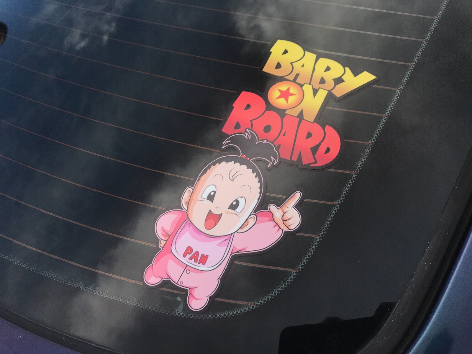 PAN Baby Dragonball Z Baby on Board Bumper Sticker Bumper Sticker Decal