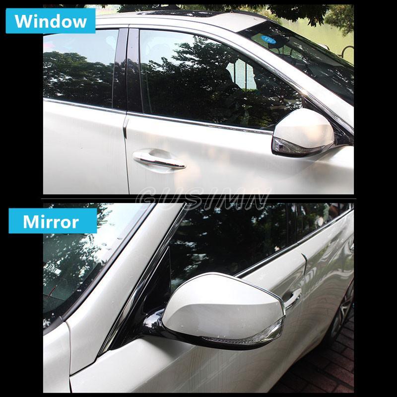 Car Chrome Door Window Bumper Side Body Trim Molding Strip Decal Protector 9.8ft