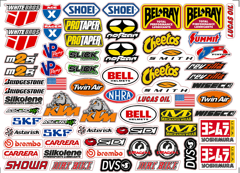 280 Racing Decals Stickers Drag Race Nascar High Quality Vinyl FREE SHIP