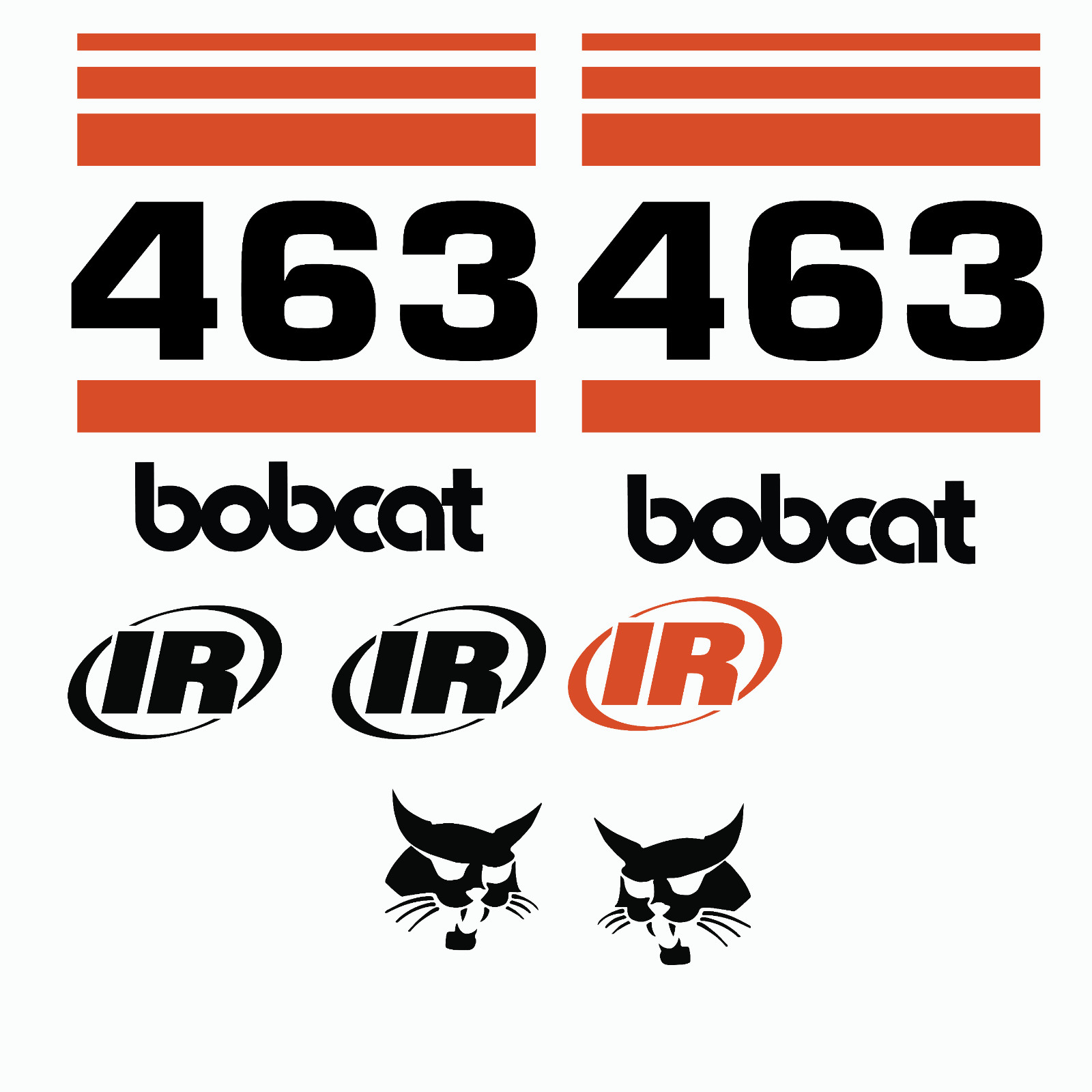 Fits Bobcat 463 Decals Stickers kit Repro Aftermarket Decal kit Premium Vinyl