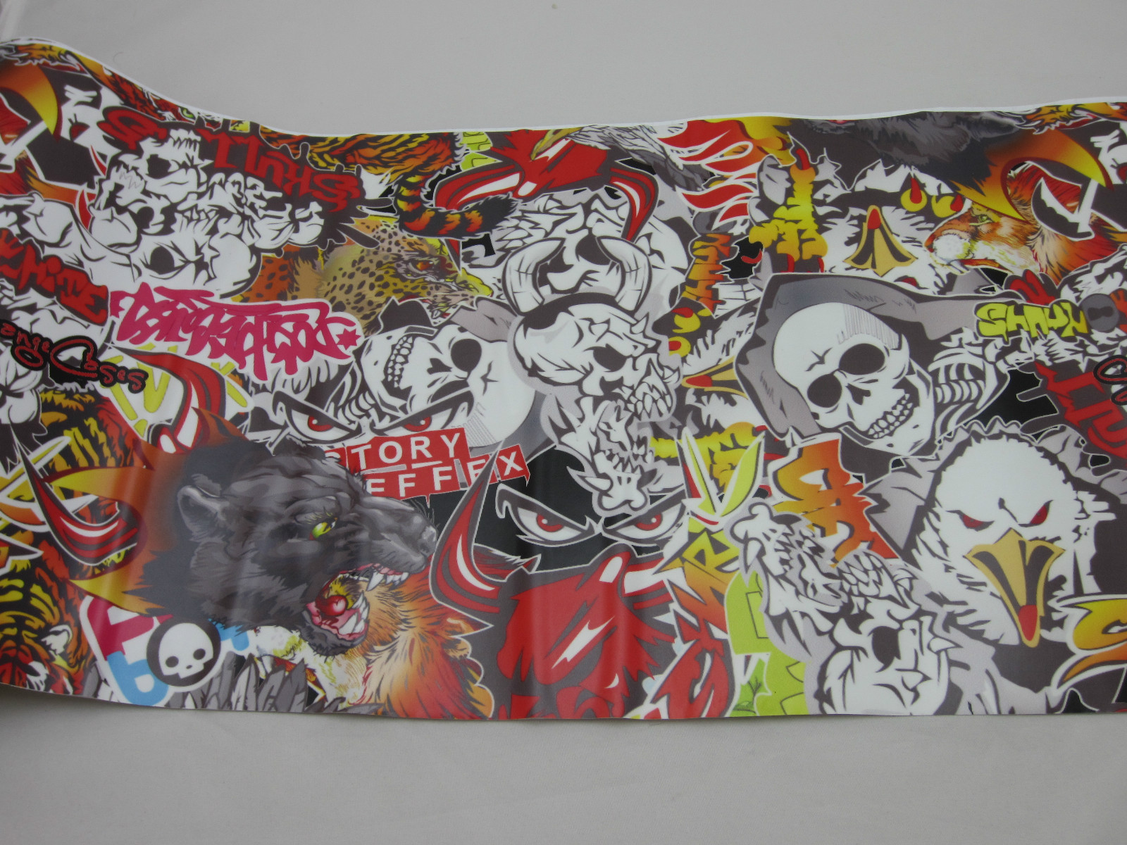 12″ X 60″ JDM ANIMAL STYLE GRAFFITI STICKER BOMB VINYL WRAP STICKER DECAL