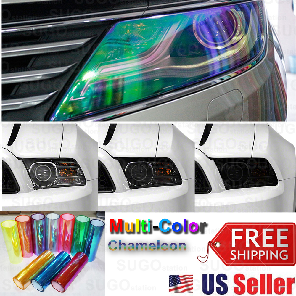 GLOSSY Chameleon Neo Colorful Headlight Tailight Plastic/Glass Vinyl Tint Film