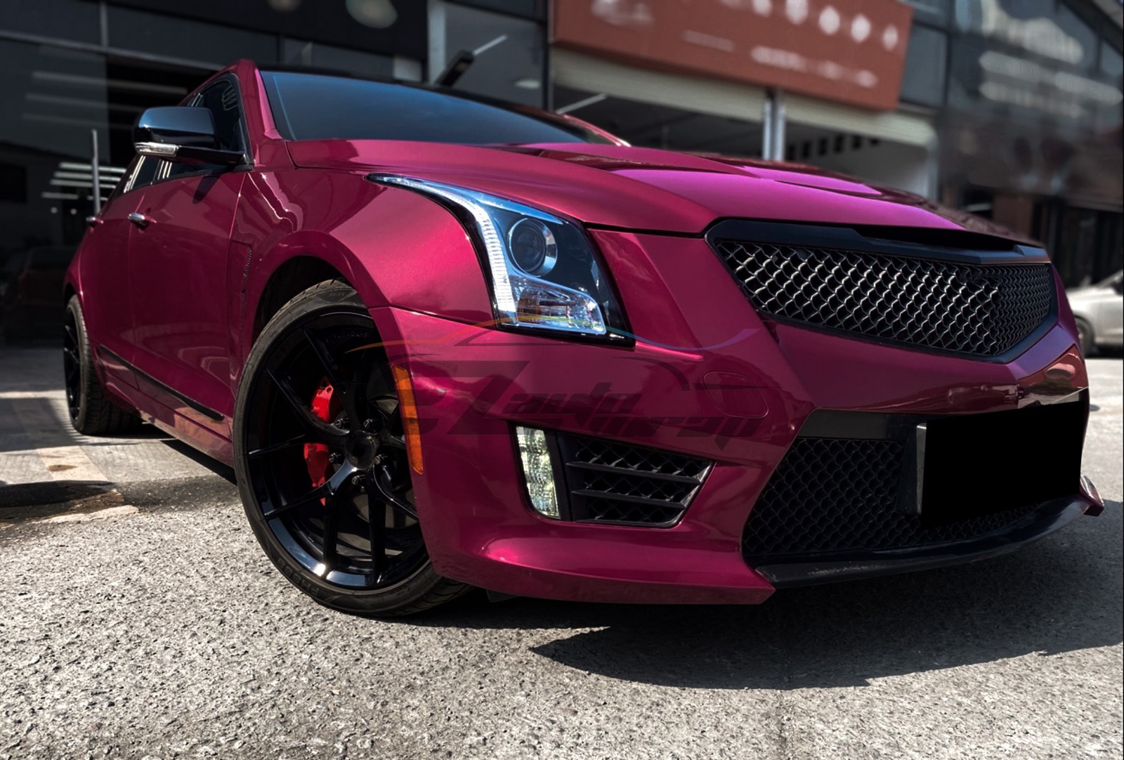 Gloss Metallic Plum Red PPF TPU Paint Protection Film Dry Wet Apply Vinyl Wrap