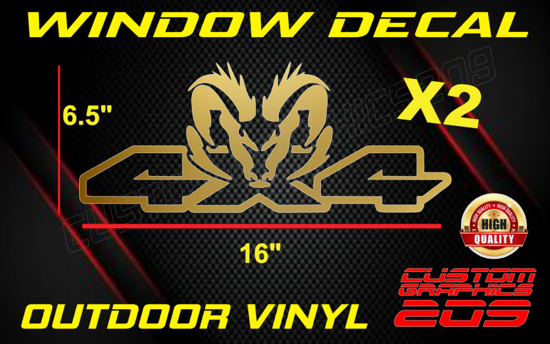 4×4 Truck Side Bed Decal Set x2 Premium Oracal 651 Vinyl USA