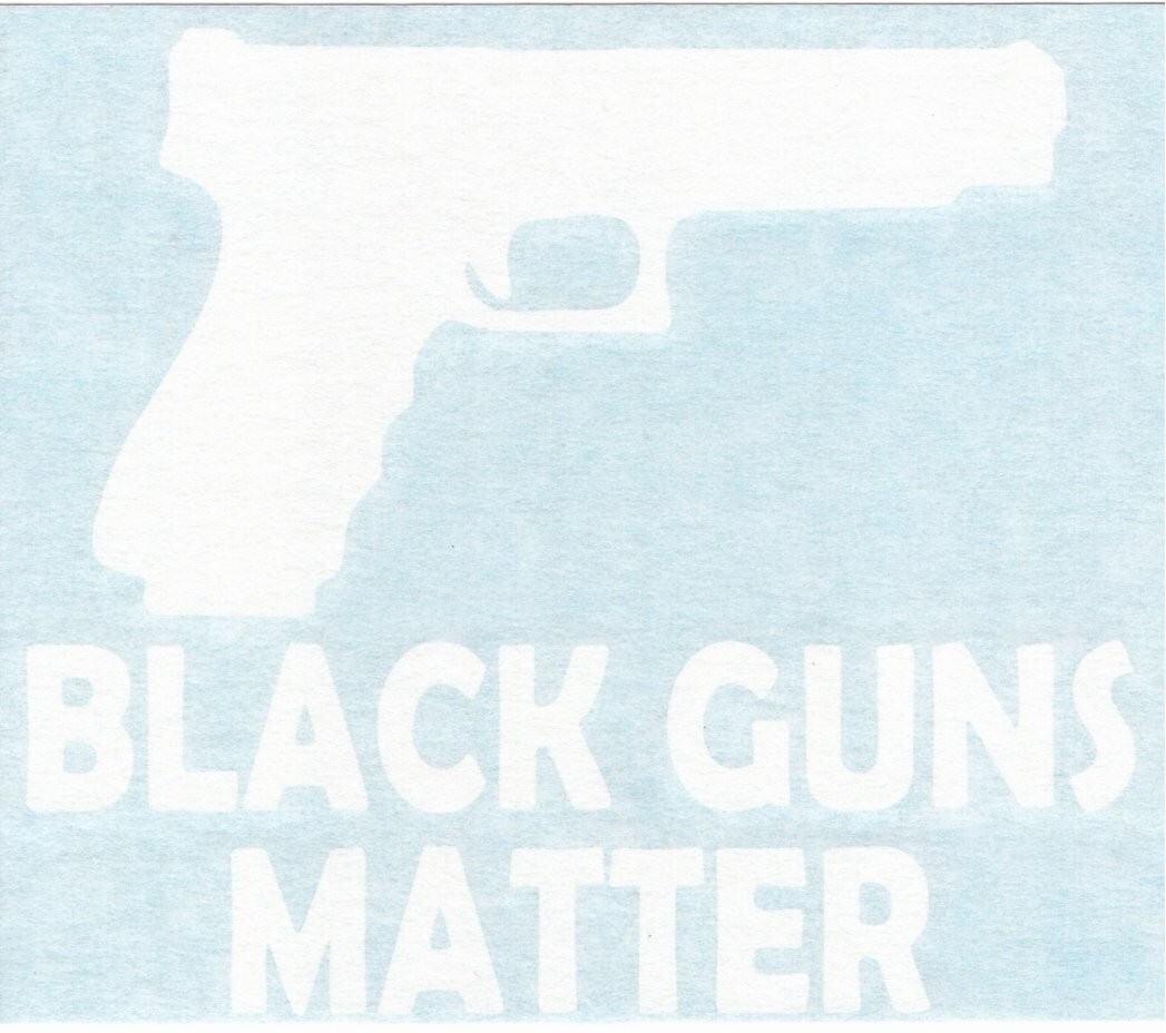 Black Guns Matter – 2A 2nd Amendment Car Truck Window Vinyl Decal Sticker 02211