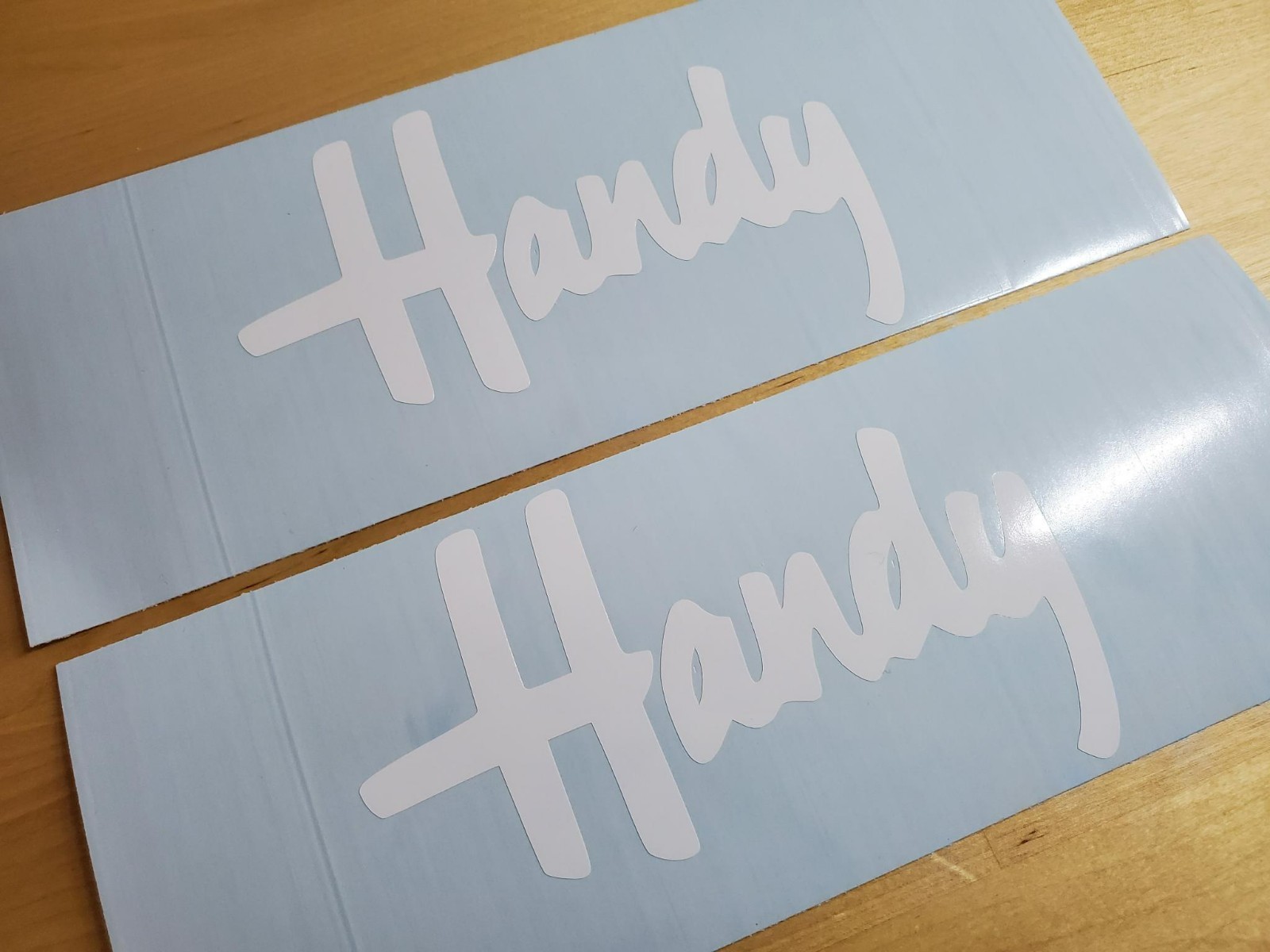 handy industries Decals Stickers jack tank caddy 6″ (2) Gloss white Fast USA