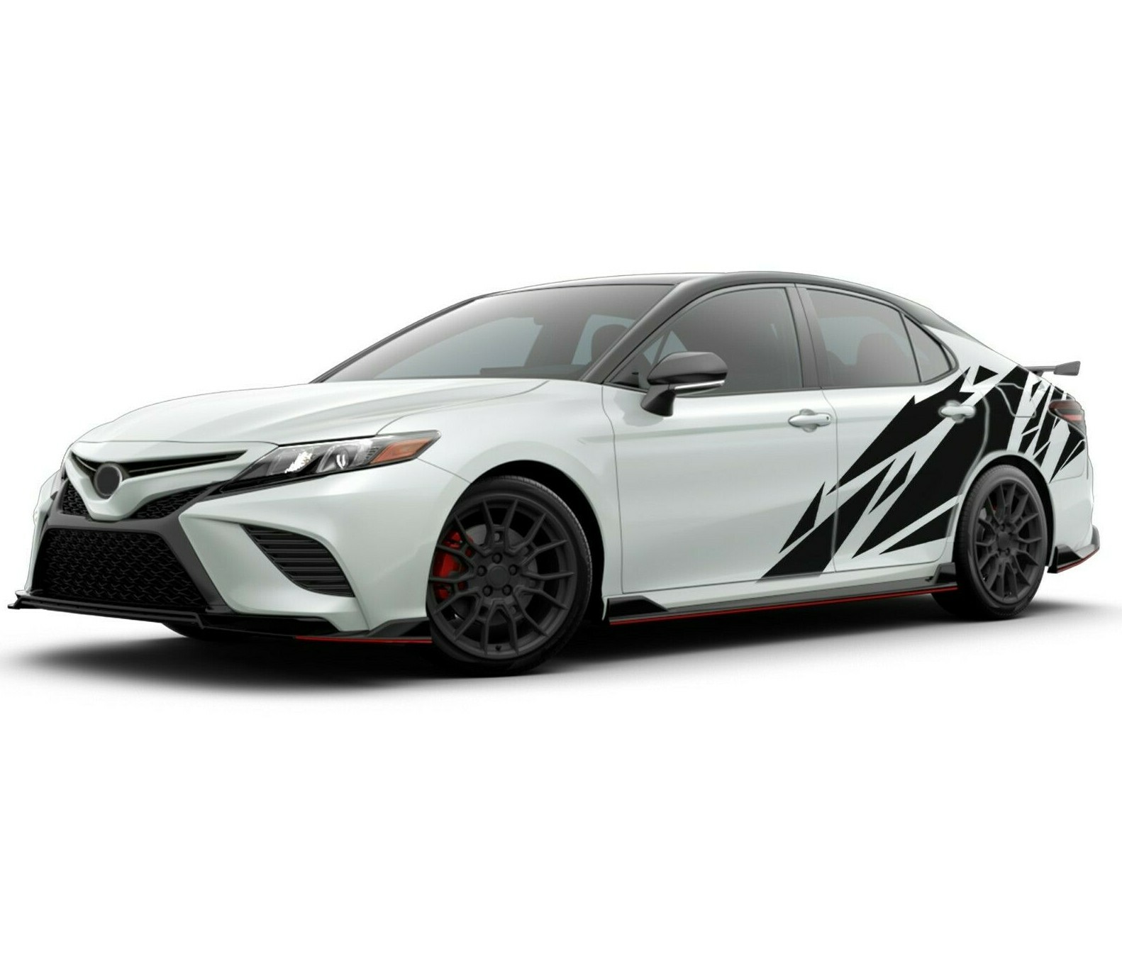 Pattern Decal for Toyota Camry Side Geometric Sport Design Graphics Sticker XSE