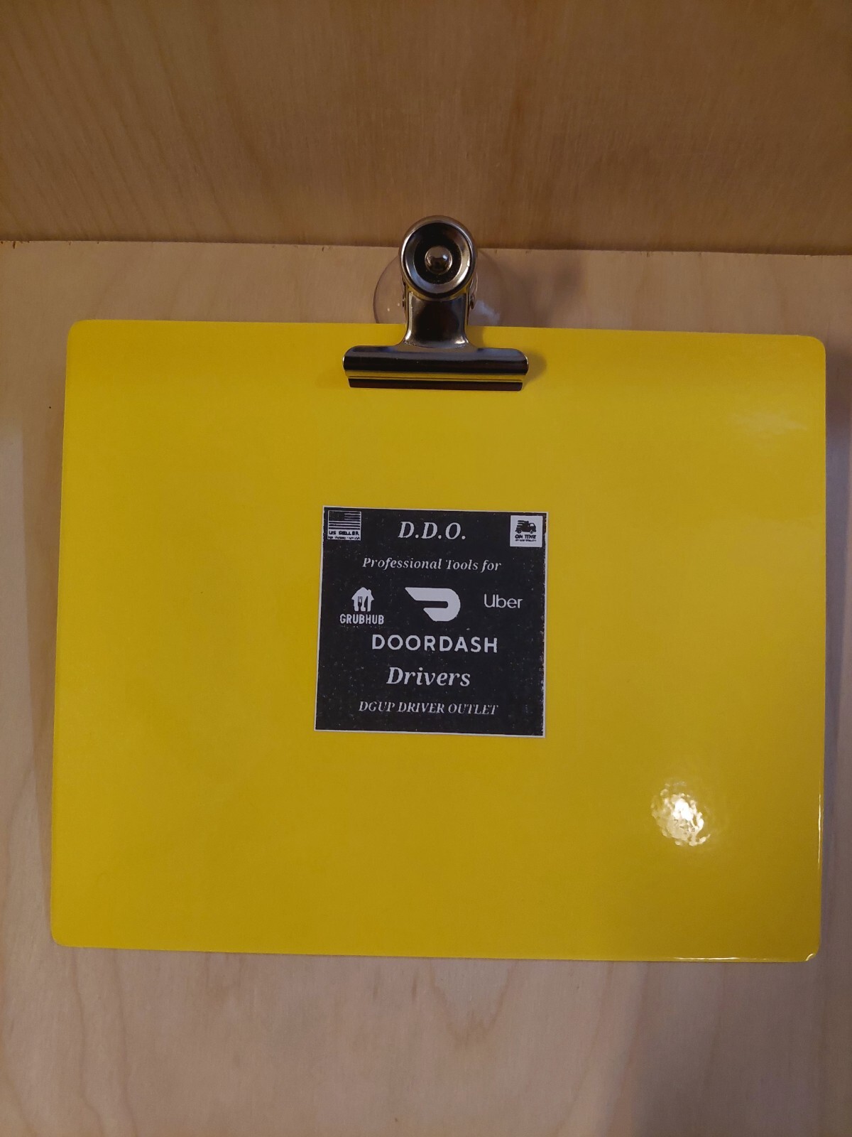 #1 Delivery In Progress Driver Sign+ Mount Eco-Friendly Thermal Printing 6×7″