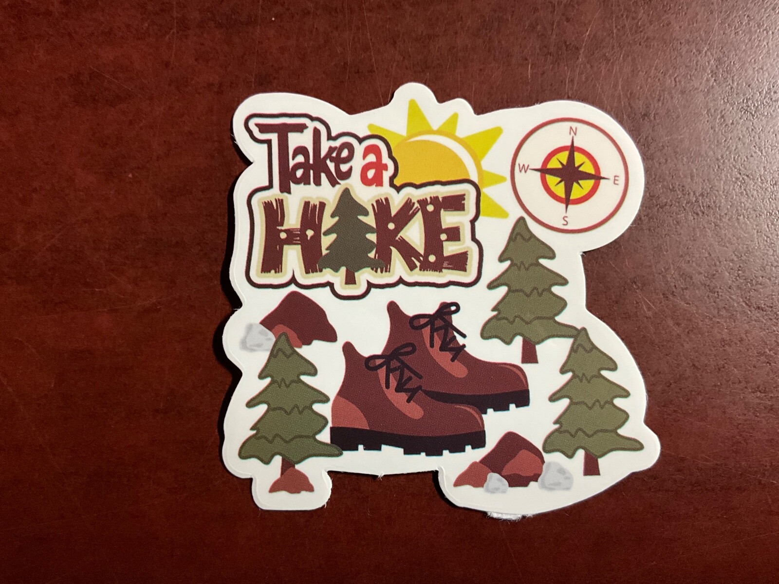 Motorcycle Sticker for Helmets or toolbox #5,113 Camping Outdoorsy Hiking