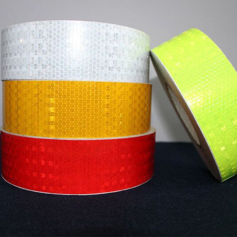 19ft 5cm Reflective Roll Car Truck Safety Tape Self Adhesive Sticker Strip Decal