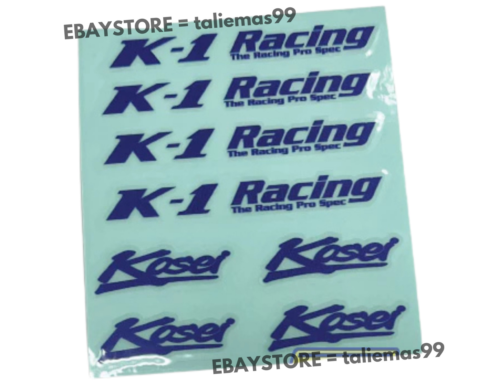 JAPAN MATERIAL K1 RACING KOSEI HIGH QUALITY REPLACEMENT DECAL STICKER #R048