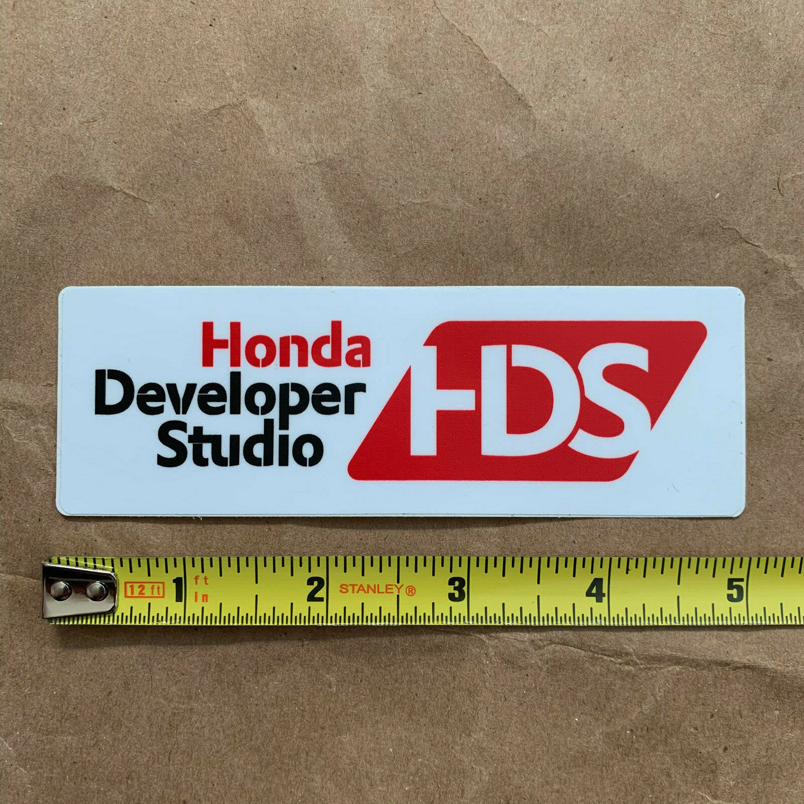 Honda Developer Studio sticker decal, genuine, original, 5″ x 1.75″