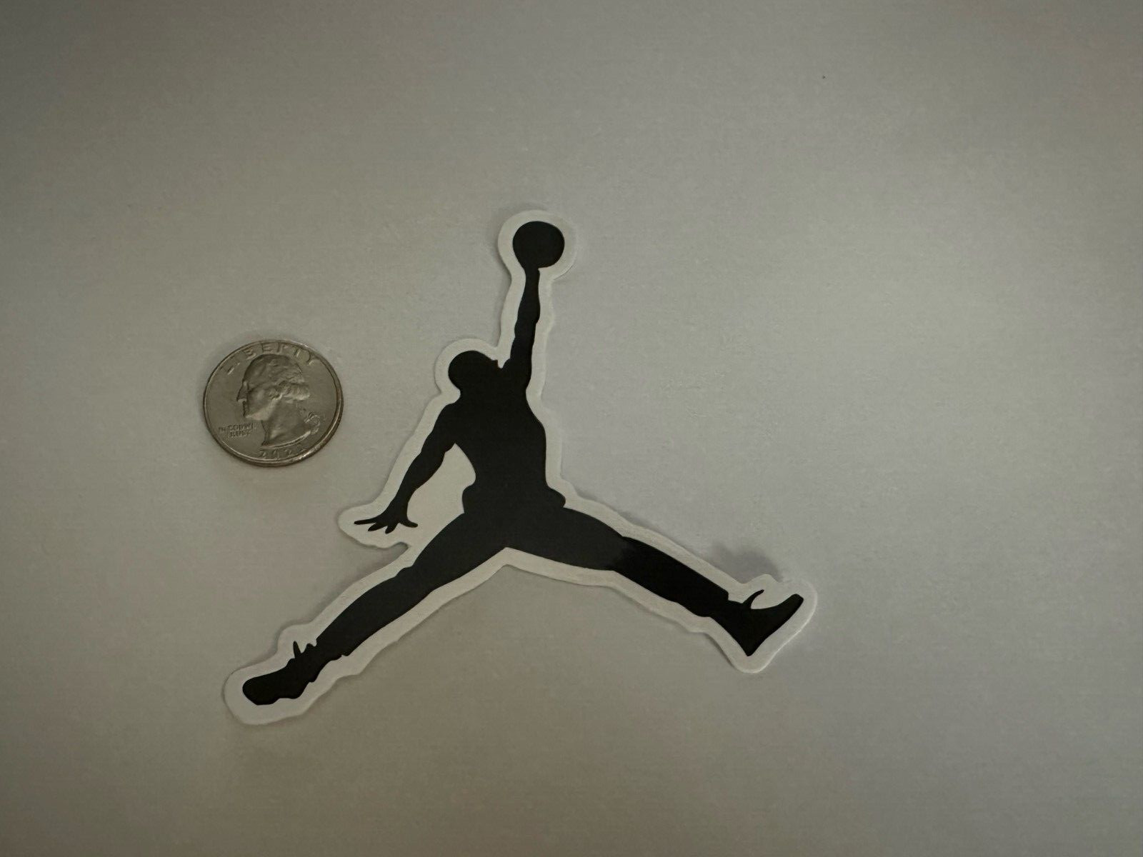 Michael Jordan Modern jump man vinyl gloss stickers (USA Seller, Free shipping)