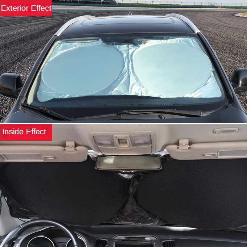 Car Front Rear Side Sunscreen Window Sunshade Cover Protector Curtain 6 Pcs