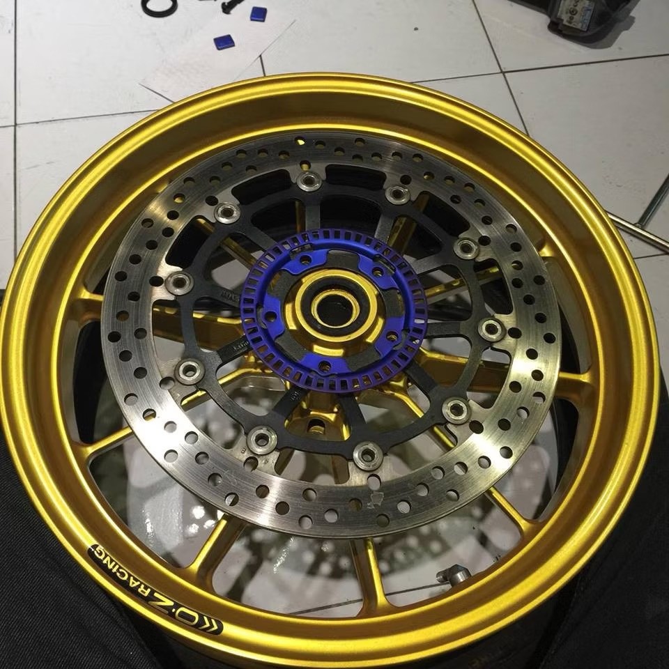 OZ Racing Wheel Rim Premium Stickers Decal Set Sportbike Rims 8 pcs.