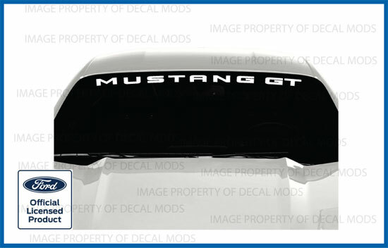 2015 – 2021 Ford Mustang Front Windshield Banner Decal Sticker Graphic GT MGT