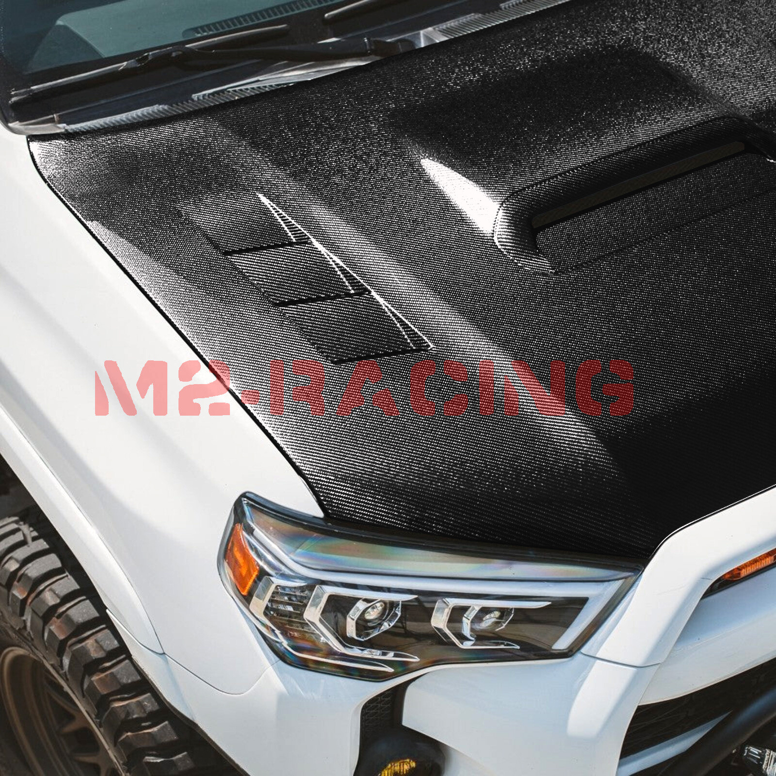5D Carbon Fiber Black High Gloss Glossy Auto Vinyl Wrap Sticker Decal Sheet Film