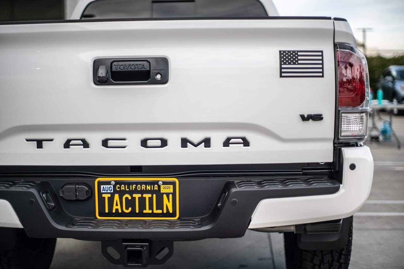 Set of 2 Tactical Black American Flag Car Magnets – Enhance Your Vehicle Style