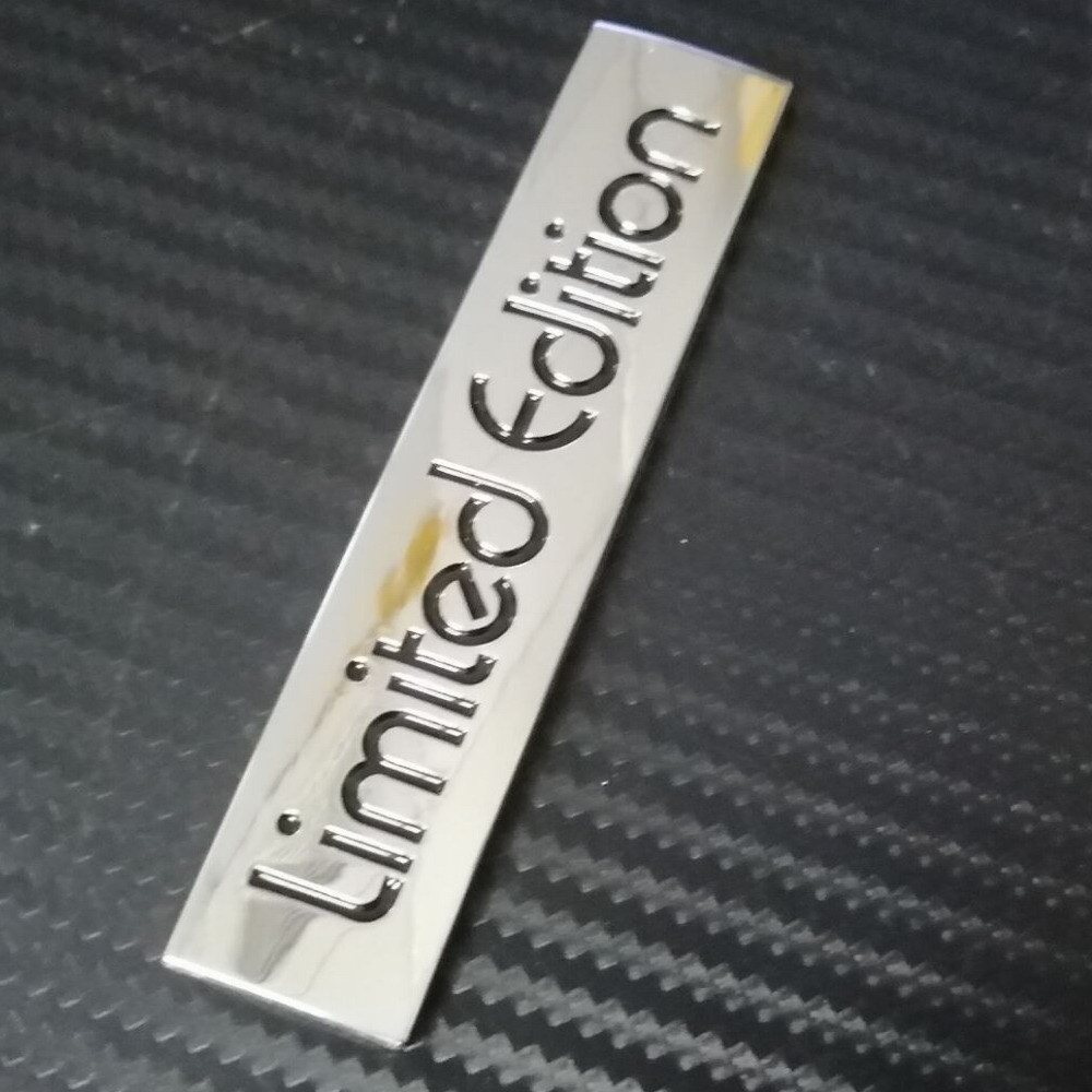 Car Badge Limited Edition 10.5cm Metal Trunk Side Motorcycle Emblem Sticker
