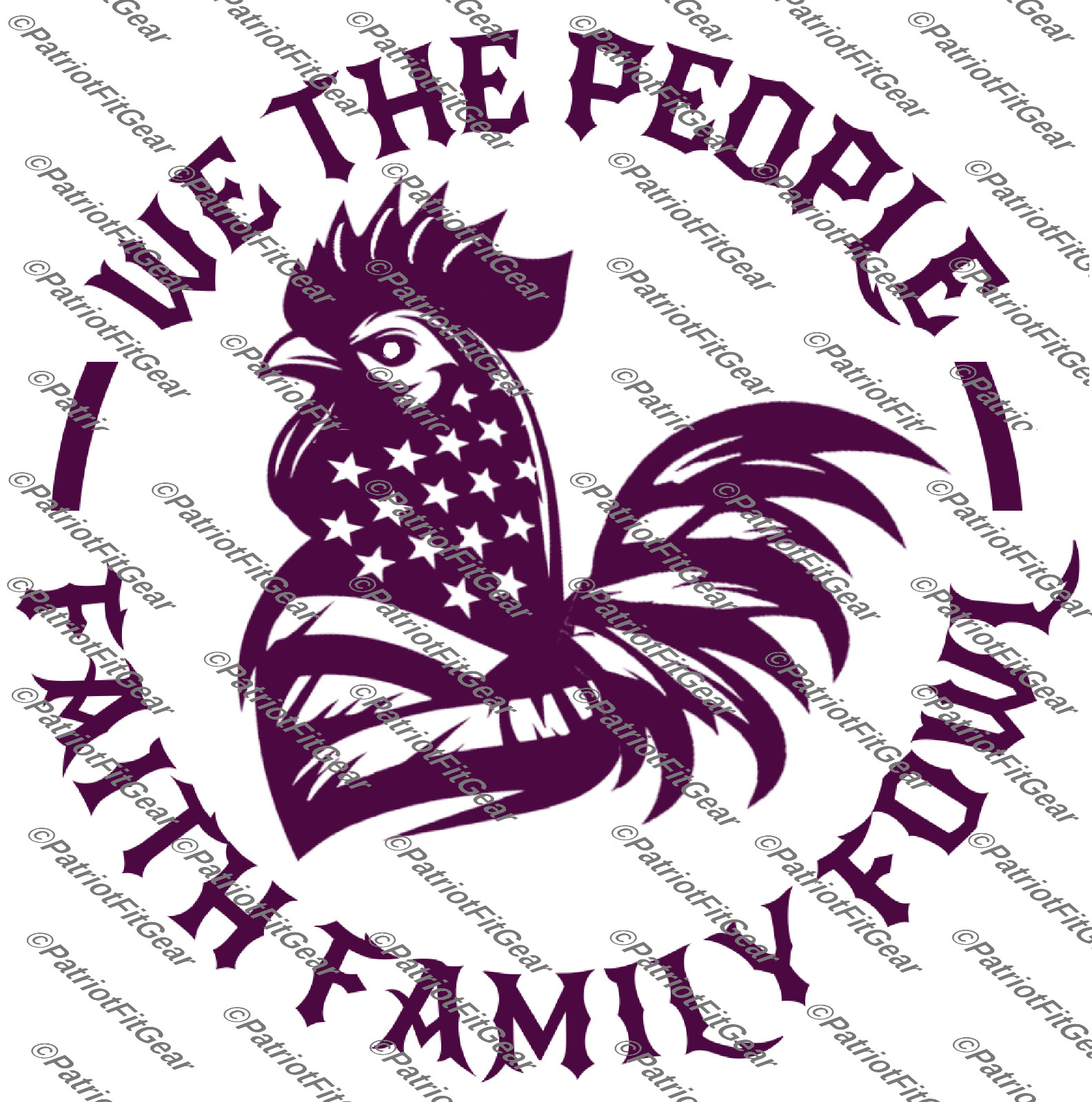 Chicken,We The People,Faith Family,Fowl,Hen,Chicks, Poultry Farm,Vinyl Decal