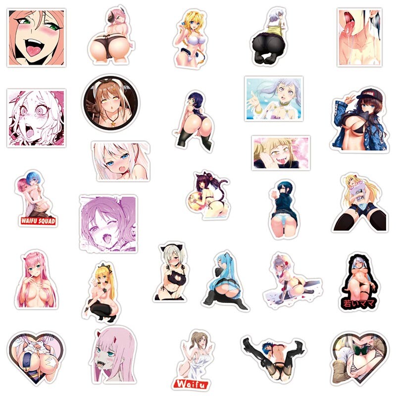 100 Pack Adult Stickers Bomb JDM Car Motorcycle Racing Helmet Vinyl Decals Lot