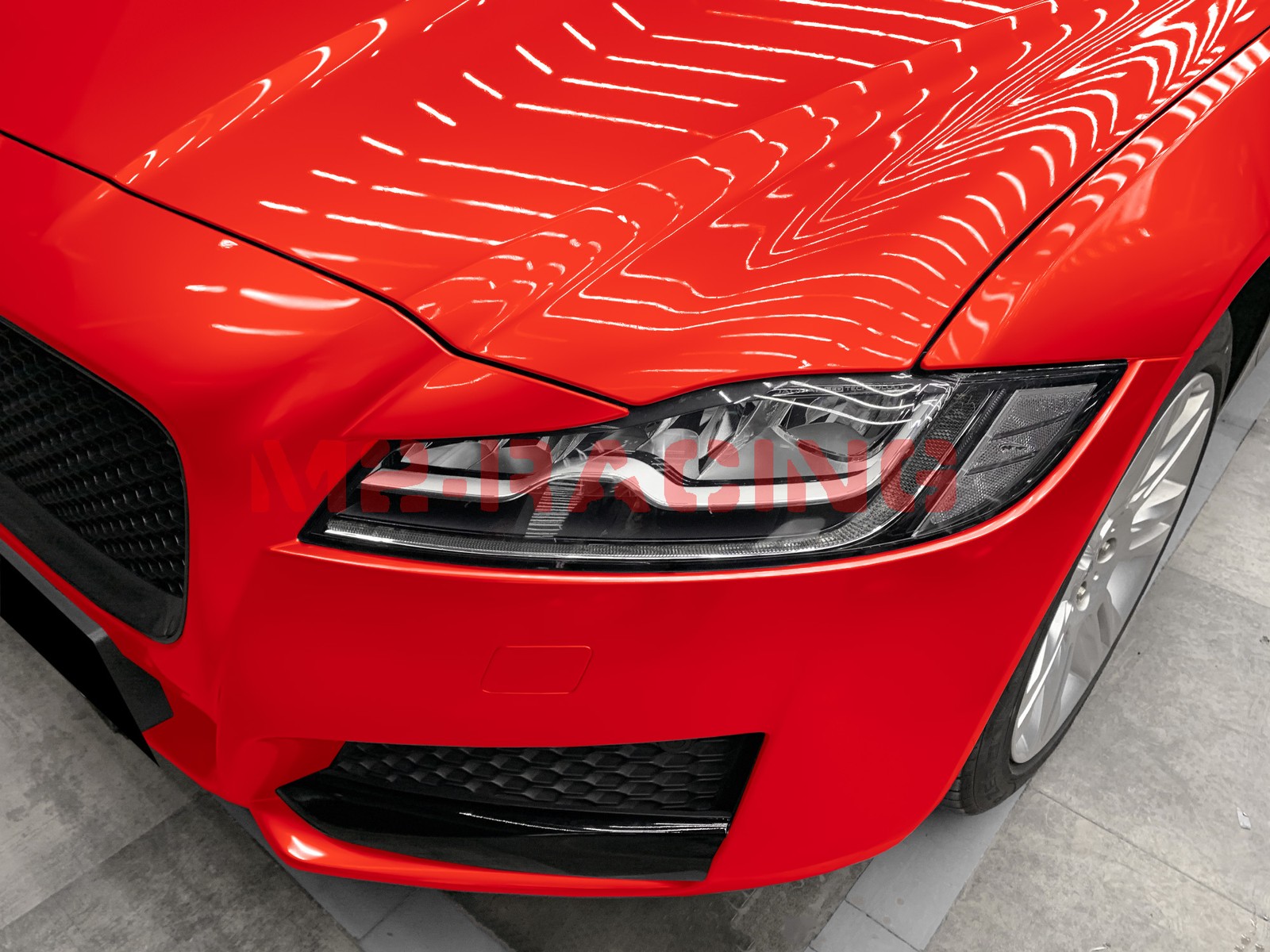 Gloss Metallic Flame Red PPF TPU Paint Protection Film Dry Wet Apply Vinyl Wrap
