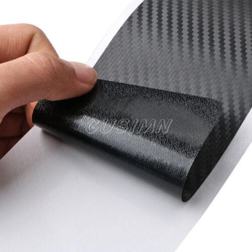 Rubber Car Rear Bumper Protector Trim Strip Trunk Sill Guard Scratch Pad Cover