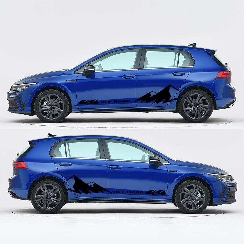 Car Body Side Fender Stickers Off Road Mountain Graphics DIY Decals Accessories