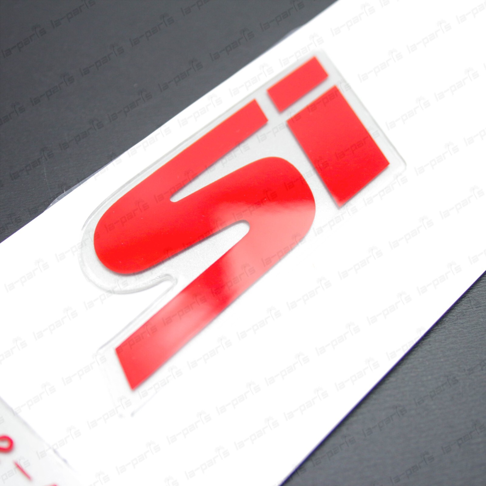 GENUINE HONDA 99-00 CIVIC COUPE SI EM1 REAR RED SI TRUNK BADGE REAR EMBLEM