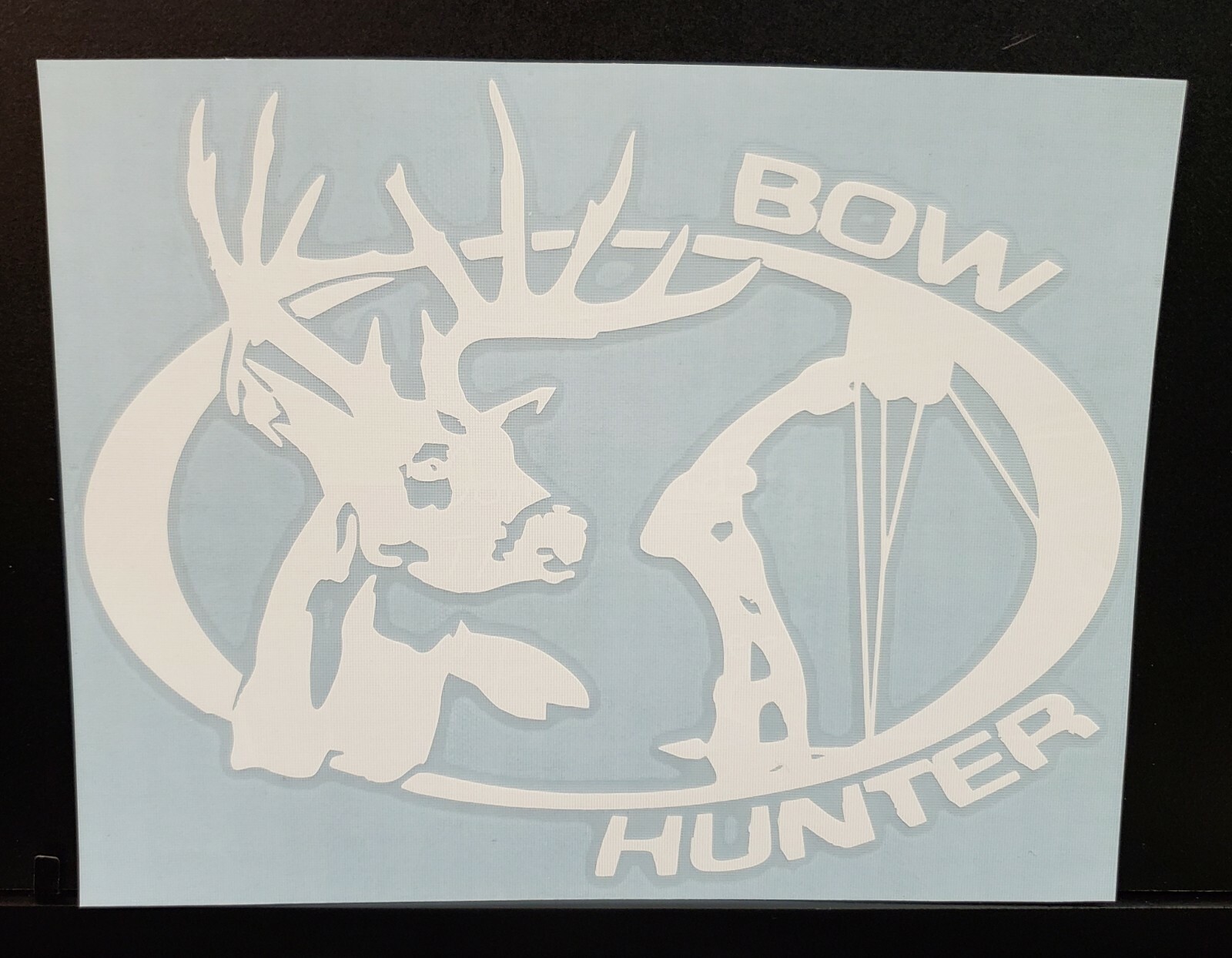 Deer Hunting Sticker Decal Bow Hunter Buck Truck / Car 5 x 6.5 inch item # 12