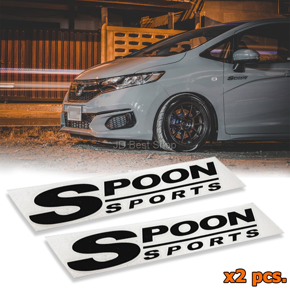 Sticker JDM Style JAP Spoon Sport For Honda Racing All Models Decal Dicut Vinyl