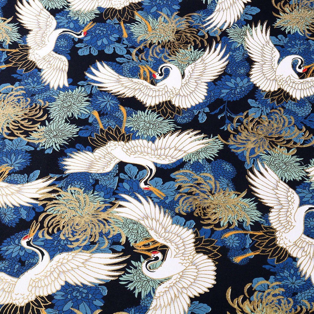 Cloth Fabric JDM Japanese Style Pattern Car Interior Wrap Stickers DIY 130x50CM
