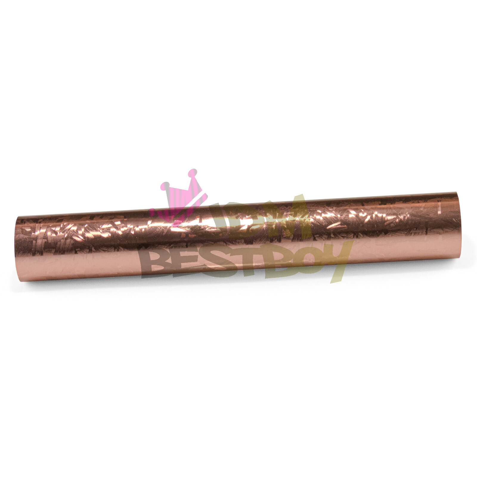 24K Chopped Forged Carbon Fiber Gloss Rose Gold Vinyl Wrap Sticker Decal Sheet