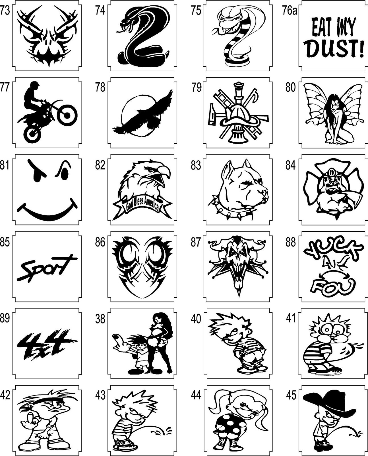 BUTTERFLY 4.5″ Vinyl Decal Graphic Car Vehicle High Quality-Weather Resist #37