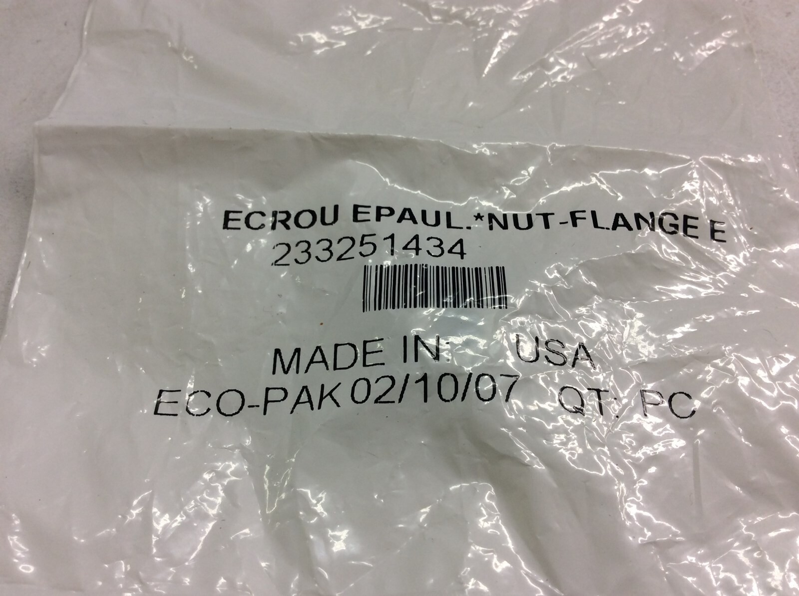 Can Am Nut 233251434 New OEM 5M Elastic Flanged Locknut 2009 DS450